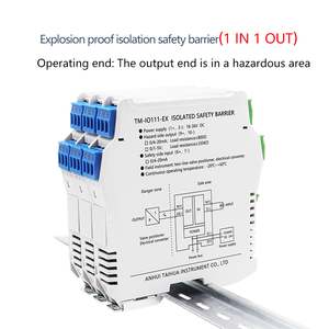 Barrière de sécurité isolée pour entrées analogiques certifiée ATEX/GB3836, compatible avec les transmetteurs 2/3 fils, conçue pour les applications pétrolières et gazières - Product Image 2
