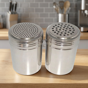 Ensemble sel et poivre classique en acier inoxydable écologique, distributeur d'épices rechargeable, surface lisse, Mayur Exports, pour la maison et les restaurants - Product Image 2