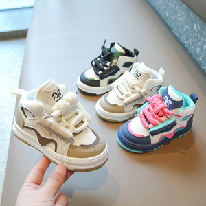 Nuevas <span class=keywords><strong>Zapatillas</strong></span> Deportivas de Moda para Niños, <span class=keywords><strong>Zapatillas</strong></span> Casuales de Otoño para Niños, <span class=keywords><strong>Zapatillas</strong></span> de <span class=keywords><strong>Running</strong></span> de Caña Alta para Niñas, Calzado Robusto para Estudiantes - Product Image 2