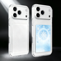Coque de téléphone portable en TPU avec fentes pour cartes, protection intégrale, anti-oxydation, antichoc, pour iPhone 17 Pro Max 18 Pro Max
