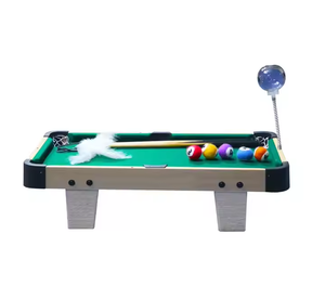 Nuevo alimentador interactivo para mascotas, mesa de juego, bola peluda, rascador para gatos con Snooker y características de billar, juguete para gatos - Product Image 3