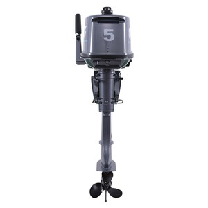 Nouveau moteur de bateau à essence 2 temps léger et puissant de 5 CV pour petits bateaux - Product Image 1