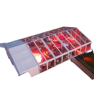 Carpa Transparente para Bodas y Fiestas, Estructura de Aleación de Aluminio, Tela de PVC Resistente al Viento, Construcción Modular, Uso en Exteriores para las Cuatro Estaciones - Product Image 1