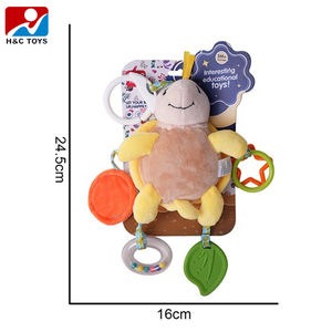 Jouet en peluche coloré Dingdang avec anneau, petite grenouille tortue, jouet pour bébé, poupée pour enfants, fille - Product Image 4