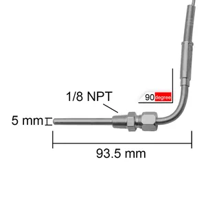 Jauge de température des gaz d'échappement pour Patrol 4WD, compteur de gaz d'échappement numérique avec capteur, compteur de température EXT - Product Image 5