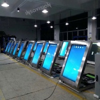 La signalisation numérique extérieure étanche INSOVISION affiche les aéroports centres commerciaux métros-TV lecteurs publicitaires SDK OEM système Windows