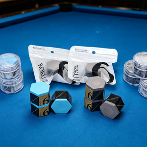 <span class=keywords><strong>Craie</strong></span> de billard hexagonale QK-04 KAMUI ROKU, huileuse/neutre, professionnelle pour joueurs professionnels, pour billard 9 boules et snooker. - Product Image 6