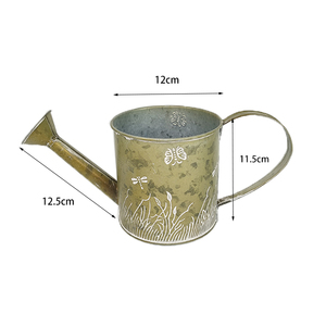 <span class=keywords><strong>Arrosoir</strong></span> en métal de jardinage antique petit pot de fleur en <span class=keywords><strong>zinc</strong></span> galvanisé mignon <span class=keywords><strong>décoration</strong></span> de jardinière - Product Image 3