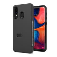 Kartu Slot Ponsel Kembali Covers Aksesoris Ponsel Case untuk Samsung A20 A30 A50 Catatan 10 Pro