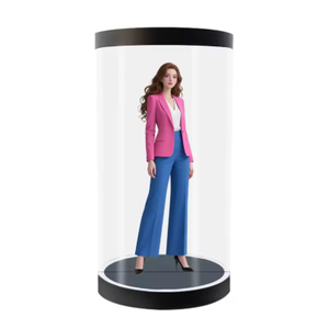 21.5inch <span class=keywords><strong>3D</strong></span> Holographic ai tương tác xi lanh Showcase với 178 góc nhìn 500cd độ sáng từ xa/bàn gắn - Product Image 5