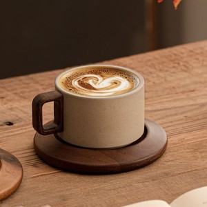 Hiện đại boho phong cách gốm cốc cà phê Mug Set 16oz lò vi sóng máy rửa chén an toàn Cốc gốm đồ đá cốc cà phê lớn xử lý - Product Image 3