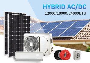 เครื่องปรับอากาศพลังงานแสงอาทิตย์ไฮบริด China Deye 12000 บีทียู 18000 24000 สำหรับบ้าน เครื่องปรับอากาศพลังงานแสงอาทิตย์ - Product Image 4