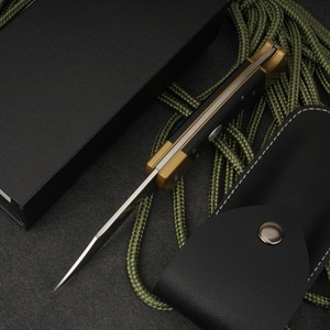 มีดพับ Tredknix BUCK112 ใบมีด D2 หนา 0.3 มม. ปลายแหลม ทนทาน สำหรับตั้งแคมป์  ปรับแต่งได้ตามต้องการ (OEM) ด้ามจับ G10  แบบ DIY - Product Image 5