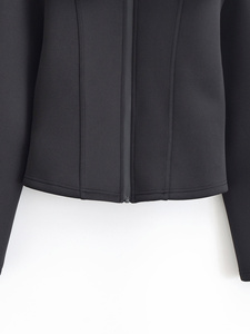 SHENZHU Nouvelle Collection Printemps 2026 – Manteau Élégant et Polyvalent à Col et Manches Longues Coupe Ajustée pour <span class=keywords><strong>Femme</strong></span> 5070303 - Product Image 6