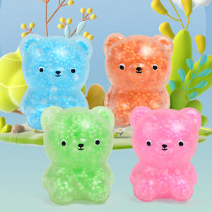 Nouveau jouet en peluche ours Joytpr à pression douce pour enfants, ours scintillant à presser, jouet anti-stress - Product Image 3