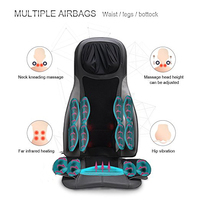 LUYAO Shiatsu Elektrisches Massagekissen mit Wärmefunktion Rücken-Massagegerät für Zuhause & Auto