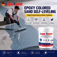 Peinture de sol époxy auto-nivelante couleur sable, écologique, couleur personnalisée, imitation marbre, revêtement de sol en béton, imperméable et résistant à l'usure