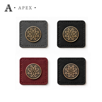 APEX Étiquette en cuir décorative personnalisée OEM ODM pour hijab, abaya, accessoires de mode, foulard, vêtement, chapeau, sac, couvre-chef