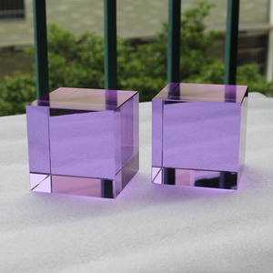 厂家批发高品质K9水晶立方体定制3D激光水晶玻璃相框立方体 - Product Image 4