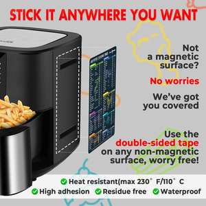 Organizador de Cocina Ecológico y Versátil, Tamaño Mediano, Estilo Art Deco, Imán para Refrigerador, Logotipo Personalizado Magnético - Product Image 4