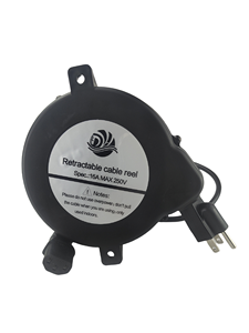 Câble d'alimentation enrouleur automatique <span class=keywords><strong>télescopique</strong></span> norme européenne 2m DYH-1805 – Câbles d'extension - Product Image 5