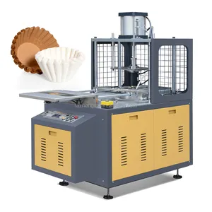 Sıcak üst satış küçük iş kahve filtreleri kağıt kek kupası yapma makinesi