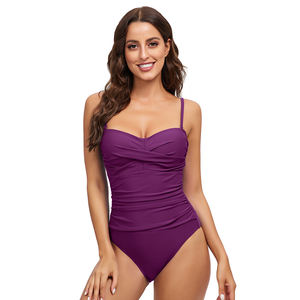 En stock, maillot de bain une pièce pour femme, col en V, motif personnalisé, sexy, tissu durable, séchage rapide, pour le <span class=keywords><strong>surf</strong></span> - Product Image 1