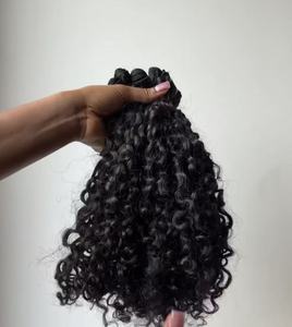 Paquete de Cabello Virgen de la Mejor Calidad, 100% Cabello Indio Virgen Rizado, Ondulado Natural, Rizado Ondulado, Nuevo Estilo, Nuevo Rizado a Precio de Fábrica - Product Image 3