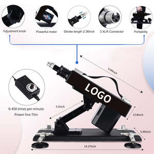 Mainan Seks Elektrik untuk Pasangan Wanita, Dildo Bertenaga dengan Gerakan Dorong Kuat, <span class=keywords><strong>Vibrator</strong></span> Otomatis, Mesin Dildo Besar Bergetar untuk Pria - Product Image 4