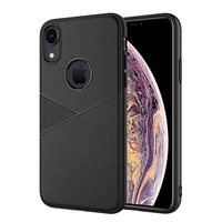 Top vente en cuir PU étui de téléphone portable pour iphone X XR XS MAX couverture arrière étui de protection