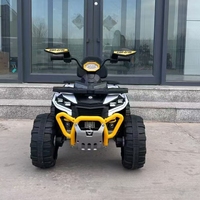 Voiture électrique tout-terrain pour enfants, modèle ATV, 12V, en plastique ABS, rechargeable par USB, avec 4 grandes roues en EVA – Vente chaude en usine