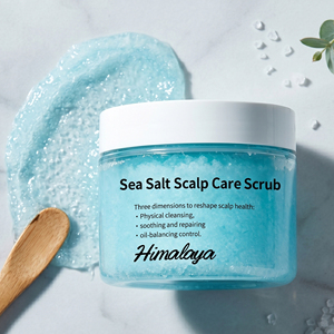 Exfoliante Capilar con Sal Marina, Limpieza Profunda, Alivia la Picazón, Equilibra la Grasa del Cuero Cabelludo, Hidratante y Calmante - Product Image 1