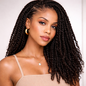 <span class=keywords><strong>Cheveux</strong></span> Remy de Luxe <span class=keywords><strong>Afro</strong></span> Crépus Bouclés en Vrac pour Tresses et Locs 50g - Product Image 1