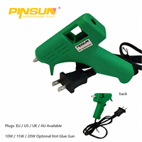 Pistolet à colle chaude électrique professionnel 10W 15W 20W pour bâtons de colle de 7 mm – Idéal pour le bricolage, l'artisanat et les réparations domestiques – Vente en gros usine