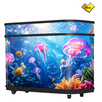 Pantalla LED para Recepción de Interiores Qray, Directo de Fábrica, Tamaño Personalizado, Adobe RGB 98%, HDR 1000:1, para Soluciones de Marca Comercial