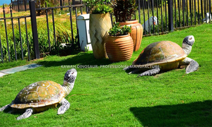 Equipo de parque de temática marina, estatua de tortuga marina animatrónica personalizada para acuario al aire libre, modelo de tortuga marina - Product Image 4