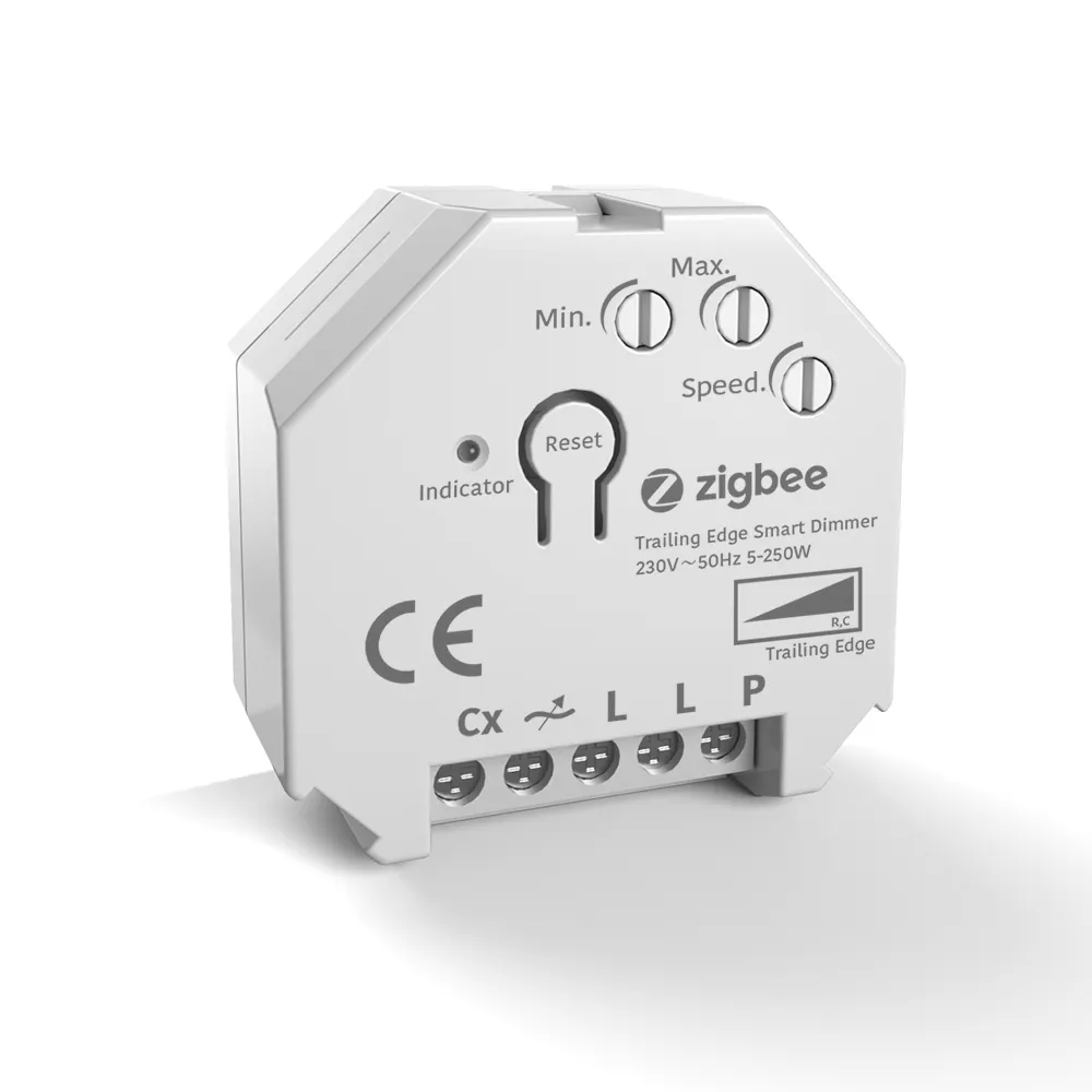 Regulador de intensidad de CA de 220V ~ 240V, 250W, interruptor de atenuación Led inteligente con control remoto por voz, Zigbee, EU