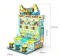 Machine d'arcade à balles volantes Nailong - Jeu de rédemption de capsules à 3 joueurs avec boîte surprise