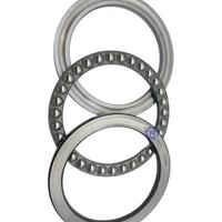 Roulement à billes de butée 51124 120x155x25mm en acier chromé pour grue axiale et presse hydraulique