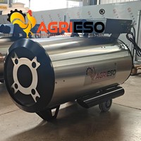 Riscaldatore a Gas DAMLY per Pollame, GPL/Propano/Gas Naturale, per Allevamento di Polli da Carne, Ovaiole e Riproduttori, Attrezzatura per Riscaldamento in Fattoria