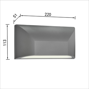 PW2202-SA 6W PC materiale <span class=keywords><strong>lampada</strong></span> <span class=keywords><strong>esterna</strong></span> da esterno a LED da parete <span class=keywords><strong>con</strong></span> <span class=keywords><strong>sensore</strong></span> di movimento per esterni <span class=keywords><strong>lampada</strong></span> da giardino - Product Image 3