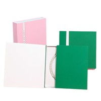 Boîte à bijoux de luxe style livre, boîte à collier avec logo personnalisé, emballage cadeau, boîte à bijoux en papier rigide de qualité supérieure