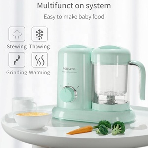 6 en 1 multifuncional eléctrico automático procesador de alimentos para bebés vapor de puré portátil fabricante de alimentos para bebés