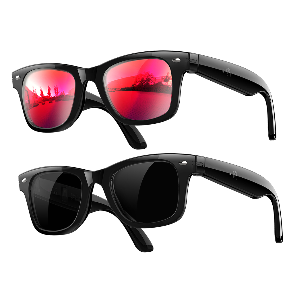 W300 AI Smart Glasses UV Protection AI Translation Heart Rate Health Monitoring Step Count Outdoor Sunglasses Smart Wearable Headset