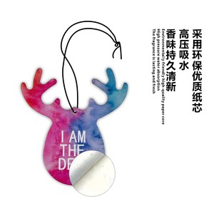 <b>Car</b> Air Freshener Deer Shape Hanging Solid Perfume <b>Tablet</b> Long Lasting Fragrance For <b>Car</b> Interior Plastic Material - Product Image 3