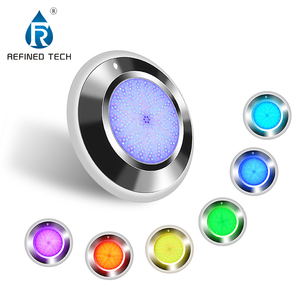 Rafine Tuya WiFi kontrol 316L paslanmaz çelik IP68 yüzeye monte sualtı ışıkları 18W 24W 35W RGBW LED yüzme havuz ışığı - Product Image 2