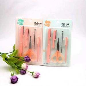 Xinlilai <b>Makeup</b> <b>Tools</b> 5 Piece Set Plastic Portable Beauty Kit For Eyebrow Nail Care - Product Image 1