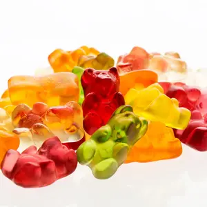 Özel etiket Oem doğal bitkisel özü sebze Gummies şeker l-glutatyon kollajen takviyeleri sakızlı ayı kollajen cilt beyazlatma