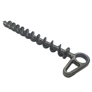 Camping Tent Pegs & Mallets Plastic <b>Screw</b>-in Design for <b>Secure</b> Tent Stakes - Product Image 5