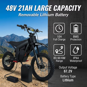 美国仓快速发货 48V 3200W 峰值中置驱动 150kg 60N.m Trail 成人 Surron 越野电动自行车 电动自行车 - Product Image 5